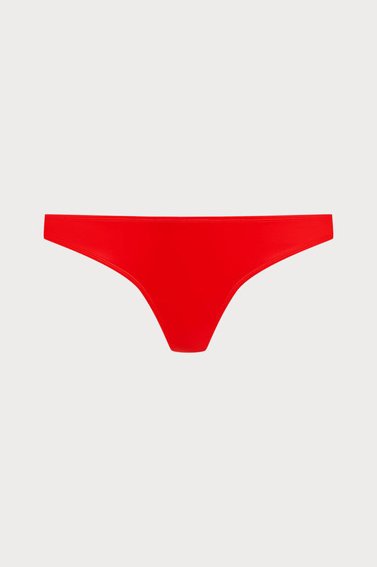 French Kiss Red High Cut Tanga