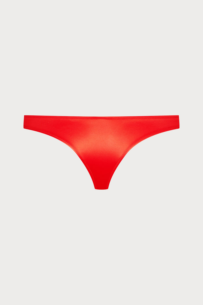 French Kiss Red High Cut Tanga