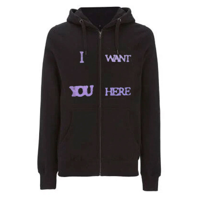 I Want You Here Hoodie - Bingo Merch