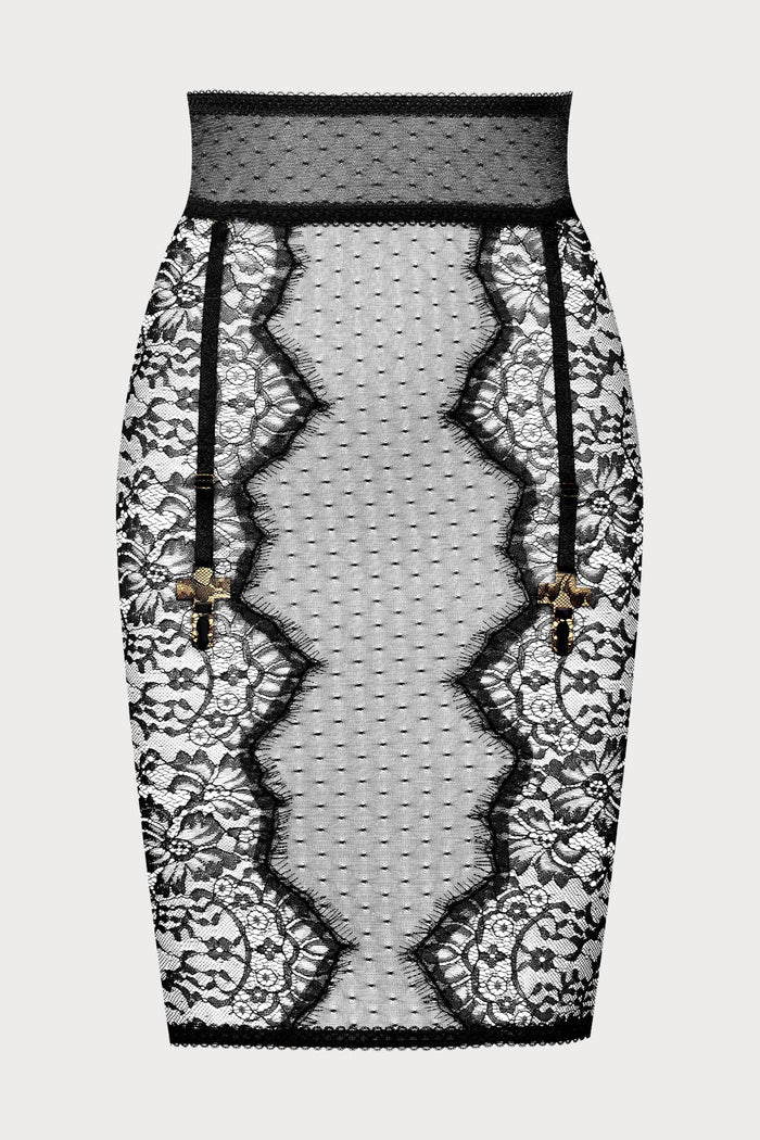 Inspiration Divine Skirt with Suspenders - front