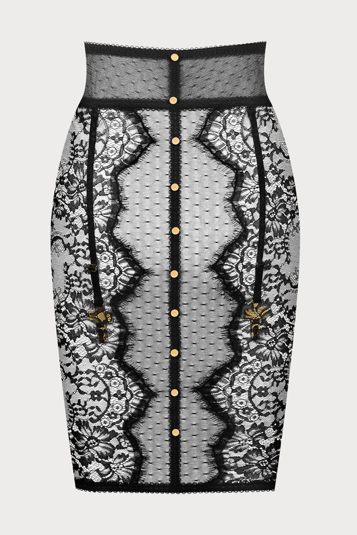 Inspiration Divine Skirt with Suspenders - Maison Close