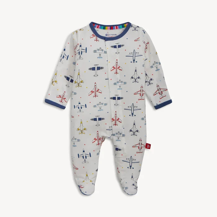 Just Plane Fun Modal Magnetic Footie