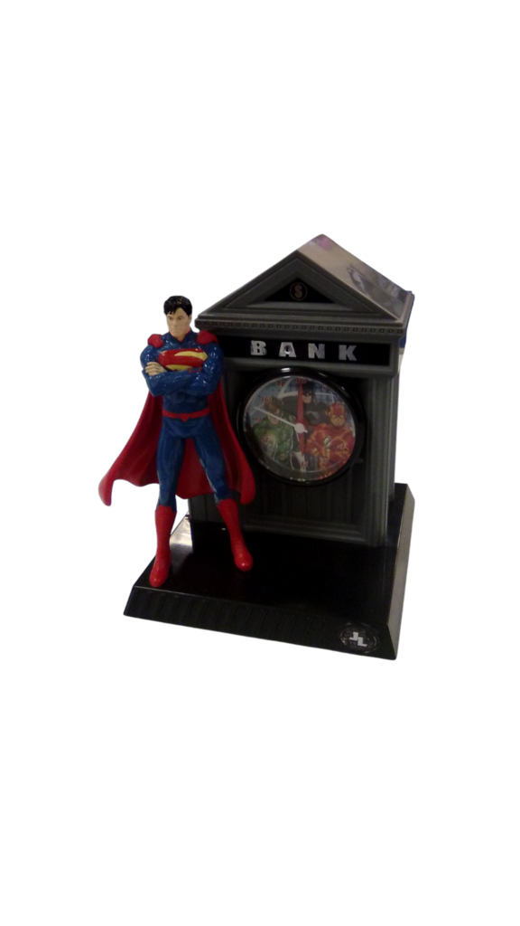 Justice League Clock/Bank