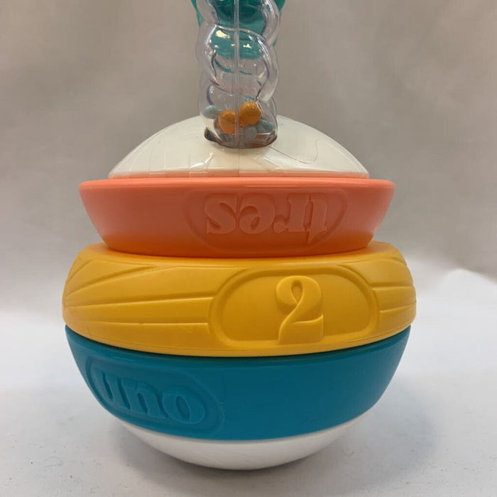 Kettlebell Rattle Bilingual Counting Stack