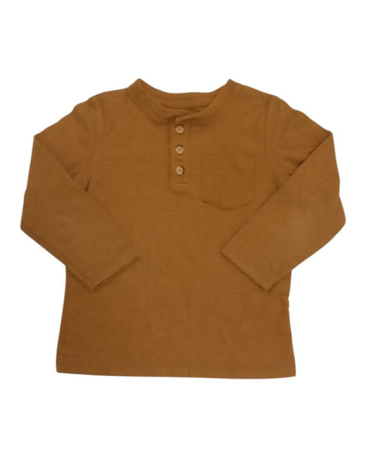 Long Sleeve Shirt: Henley
