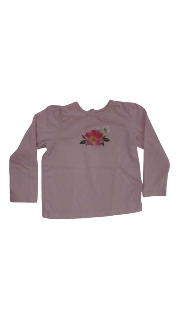 LS Shirt: Pink W Flowers