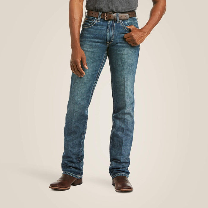 MENS ARIAT M5 SLIM BOUNDARY STKBL STRAIGHT LEG JEAN