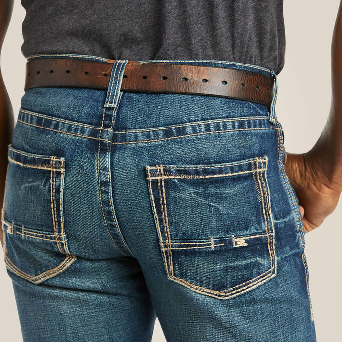MENS ARIAT M5 SLIM BOUNDARY STKBL STRAIGHT LEG JEAN