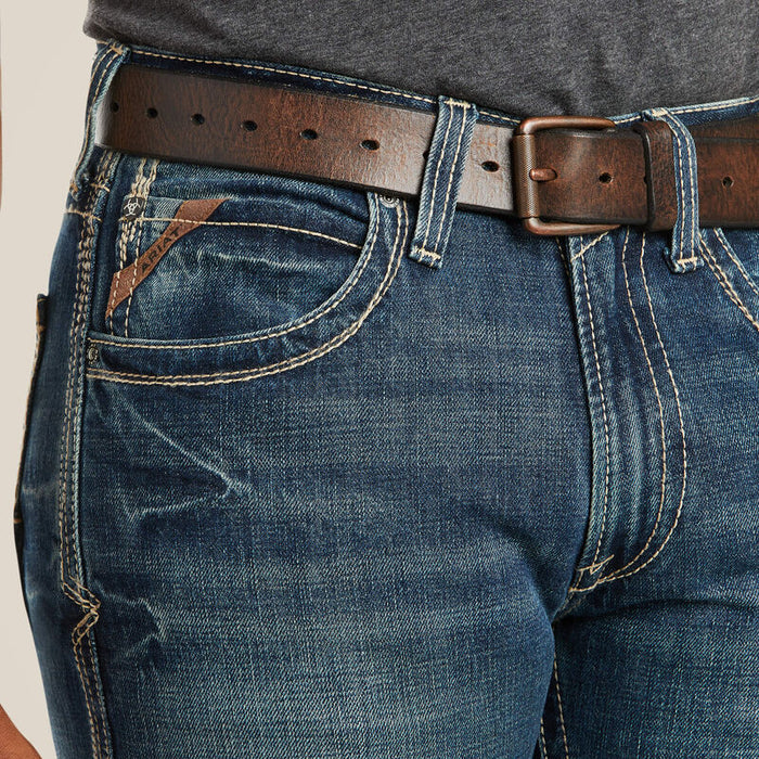 MENS ARIAT M5 SLIM BOUNDARY STKBL STRAIGHT LEG JEAN