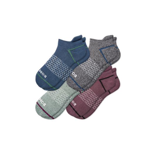 Men's Border Stripe Ankle Sock 4-Pack