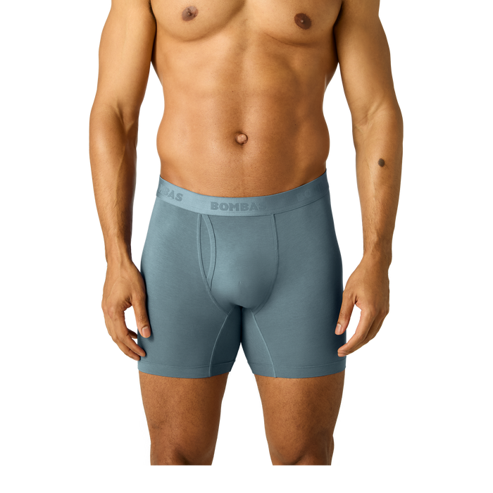 Men's Cotton Modal Blend Boxer Brief 6" 6-Pack