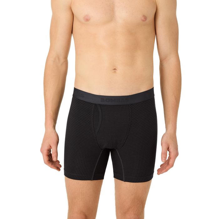Men's Cotton Modal Blend Boxer Brief 6" 6-Pack