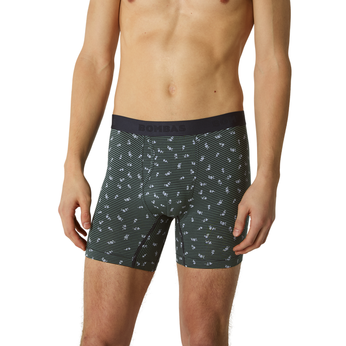 midnight navy x dark sage print / m
