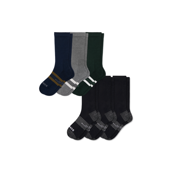 Men’s Everyday Compression Calf Sock 6-Pack (15-20mmHg)