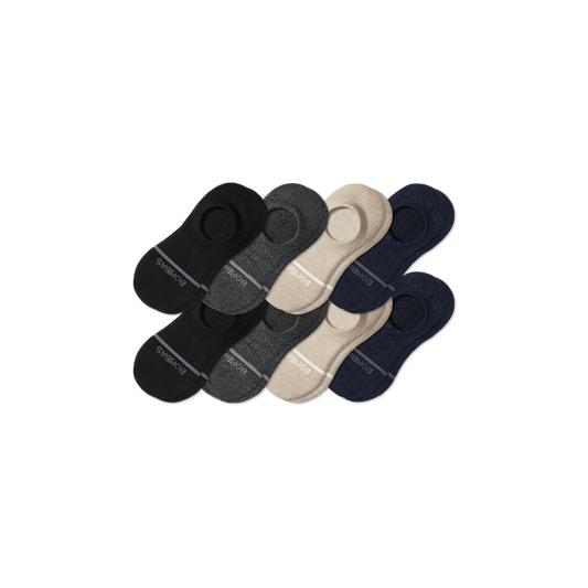 Men's Lightweight Merino Wool Blend No Show Sock 8-Pack