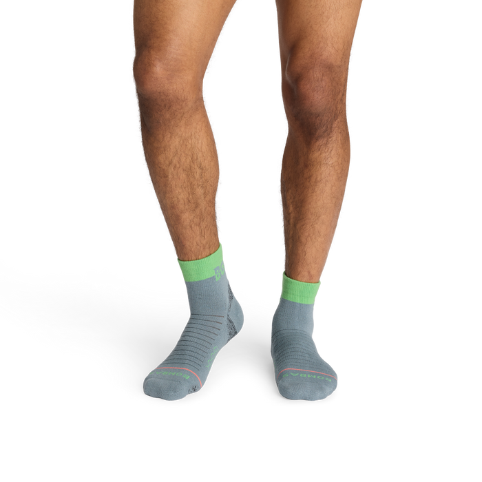 Men's Merino Wool Blend Hiking Quarter Sock 3-Pack