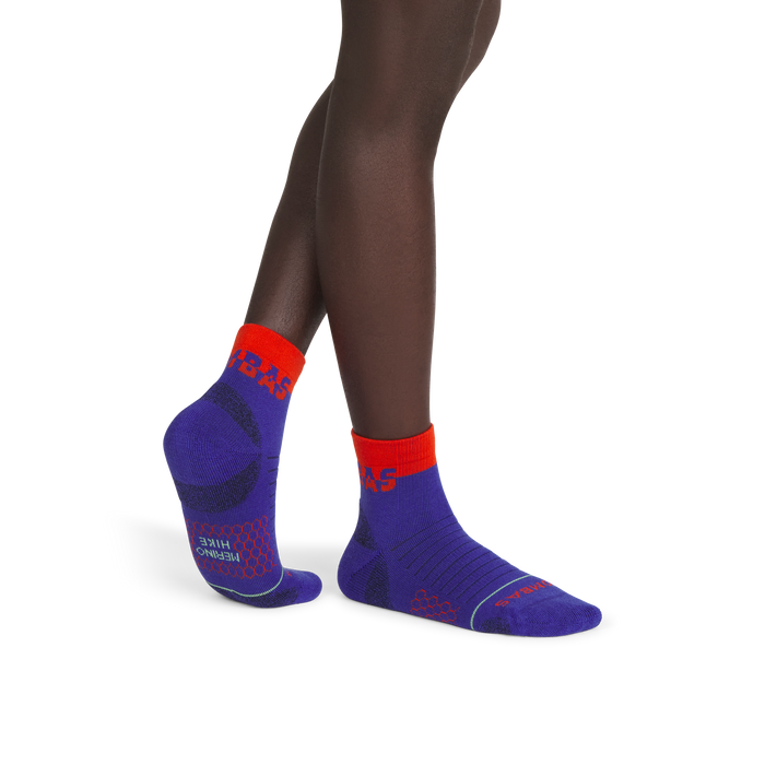 Men's Merino Wool Blend Hiking Quarter Sock 3-Pack