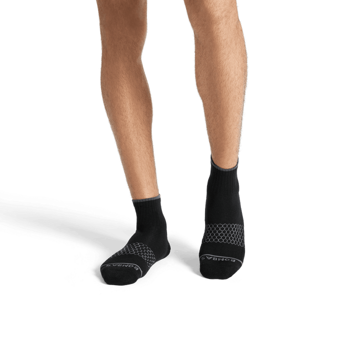 Men's Merino Wool Blend Quarter Socks