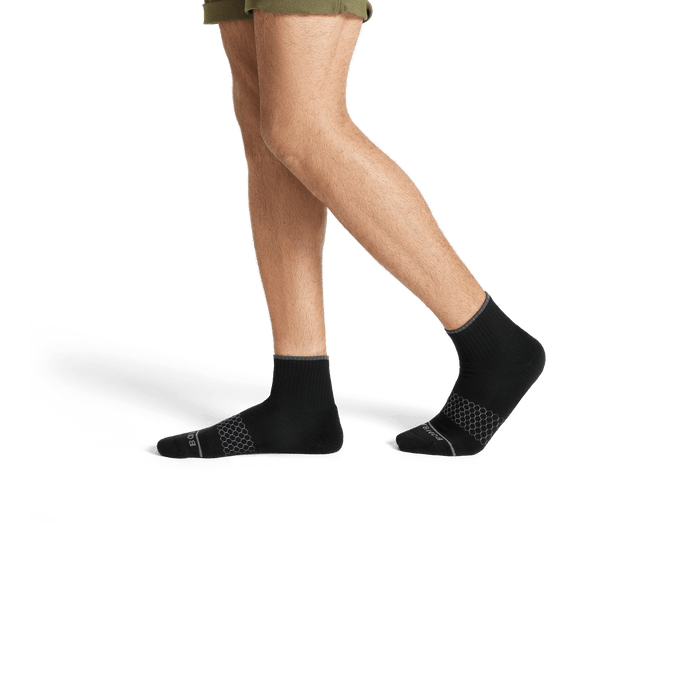 Men's Merino Wool Blend Quarter Socks