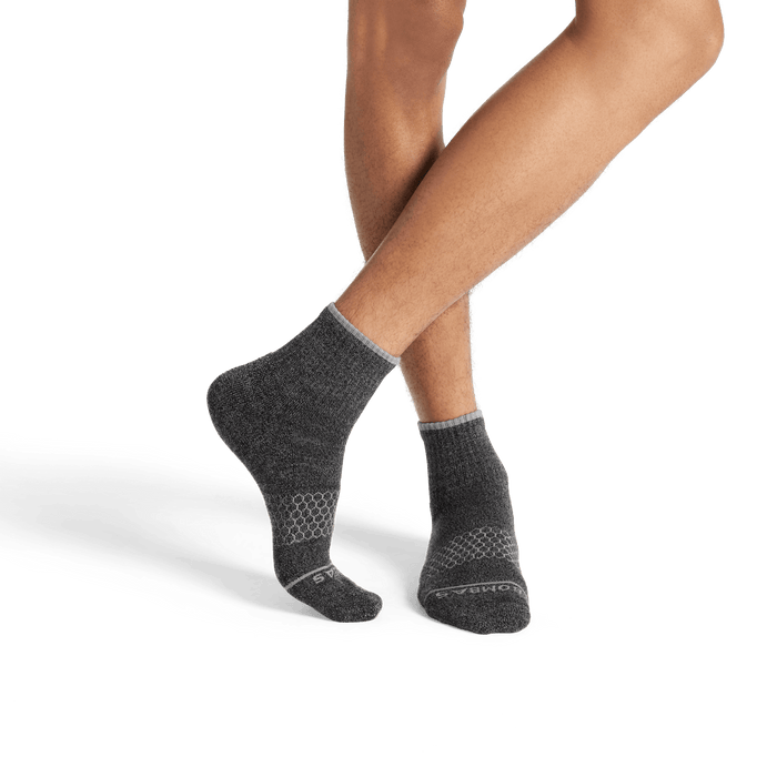 Men's Merino Wool Blend Quarter Socks