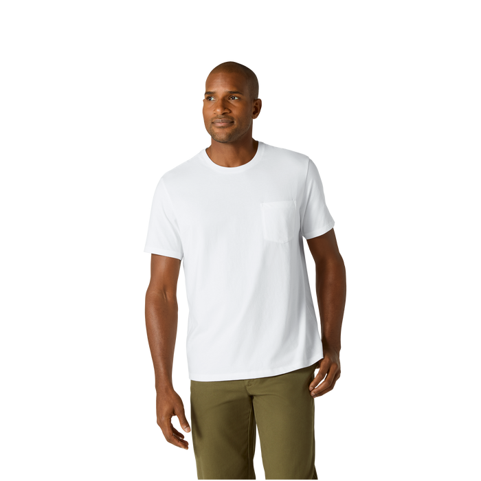 Men's Pima Cotton Pocket Crew Neck T-Shirt 6-Pack