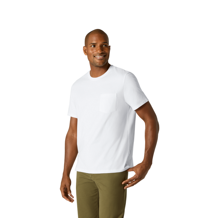 Men's Pima Cotton Pocket Crew Neck T-Shirt 6-Pack