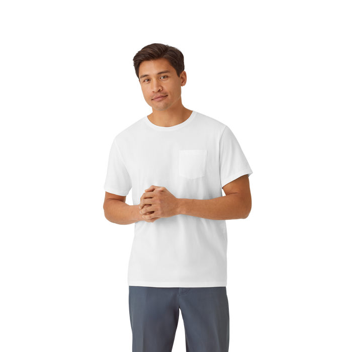 Men's Pima Cotton Pocket Crew Neck T-Shirt 6-Pack