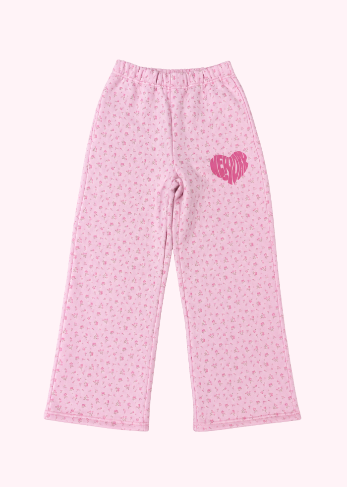 New York Puff Floral Sweatpants