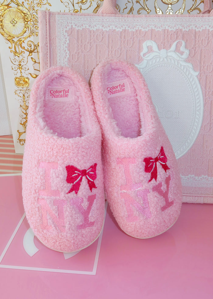 NY Bow Slippers