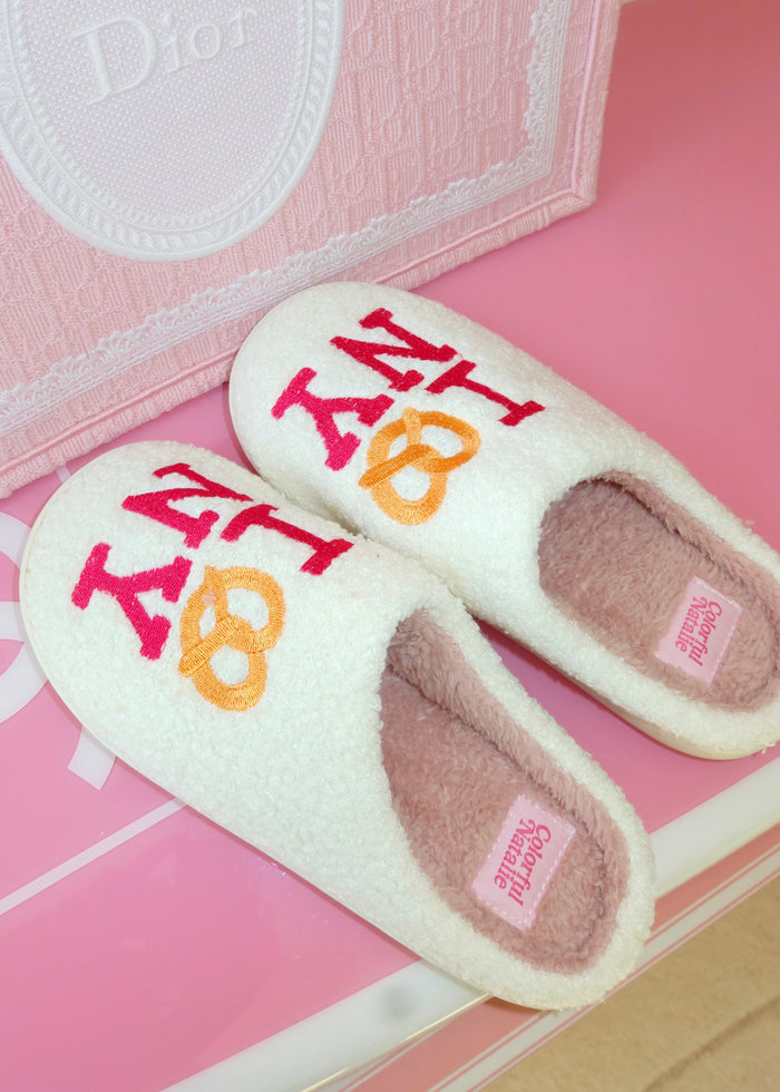 NY Pretzel Slippers