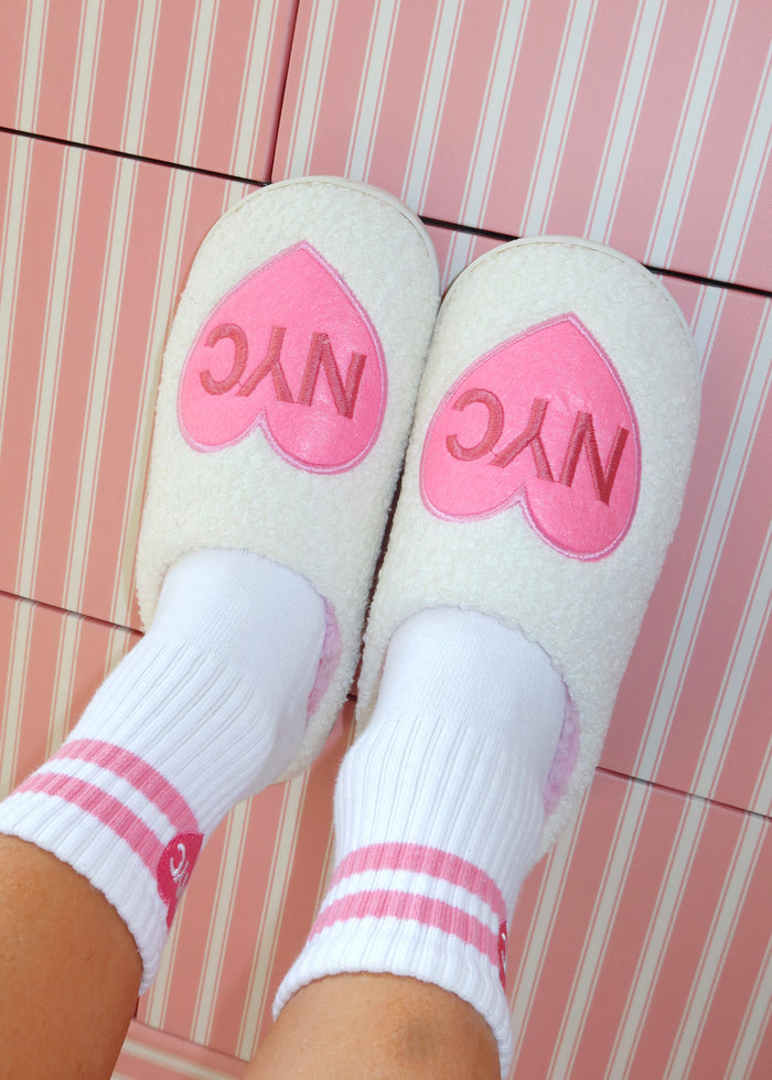 NYC Light Pink Slippers