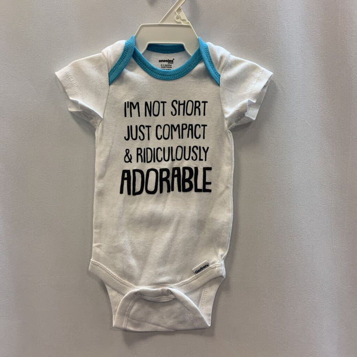 onesie: I'm not short just compact & ridiculously adorable