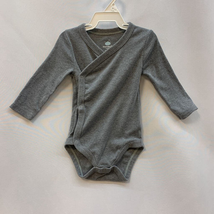 onesie: long sleeve snap up