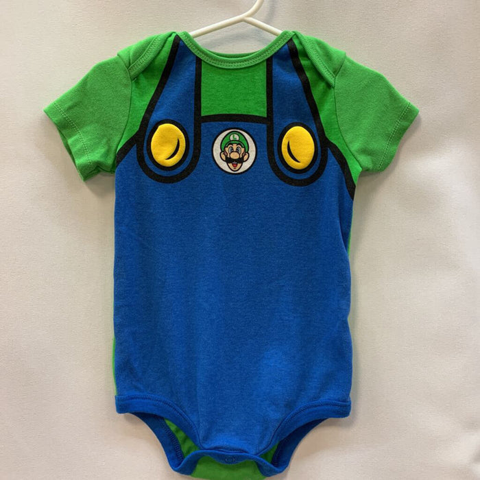 Onesie Luigi Outfit Short Sleeve