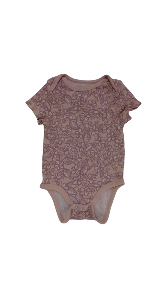 Onesie: Pink Floral