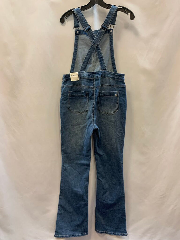 Overalls: Denim High Rise Flare NWT