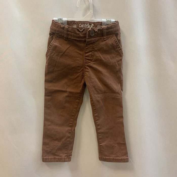 Pants Chino Slim Elastic Waistband Inside