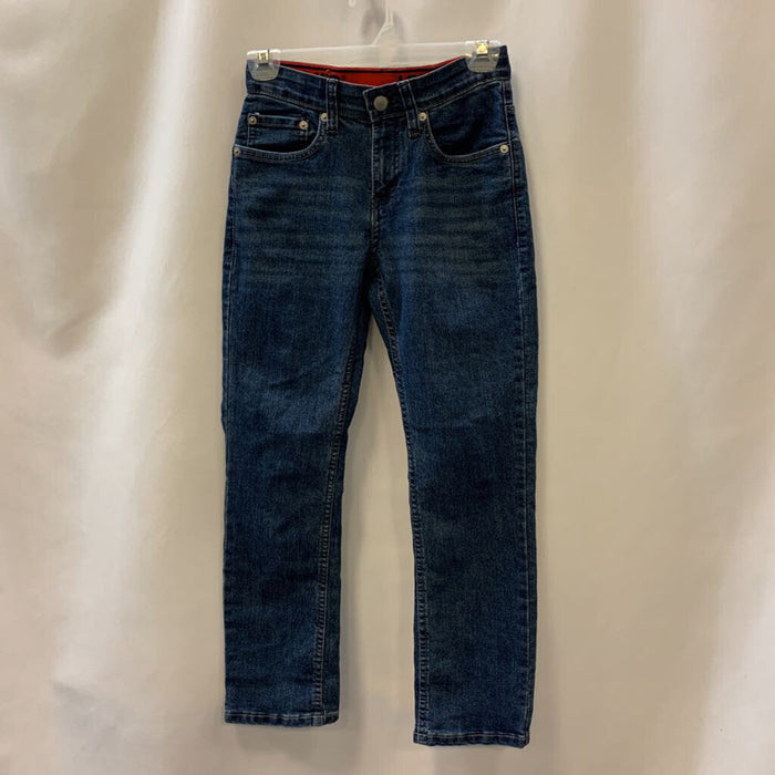 Pants: Stretchy Waist Straight Jeans