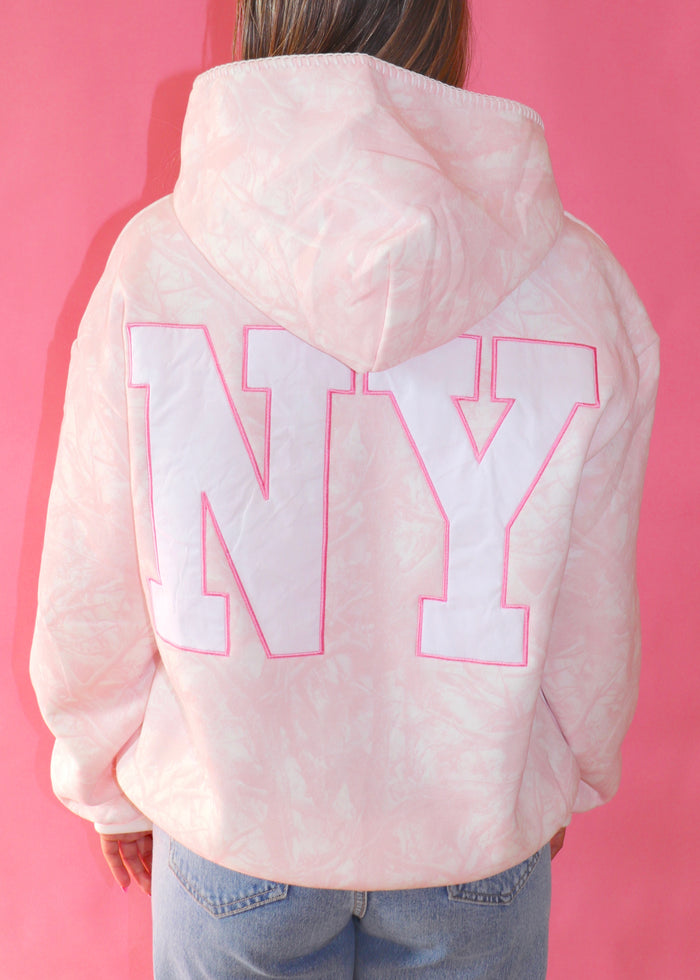 Pink NY Camo Hoodie