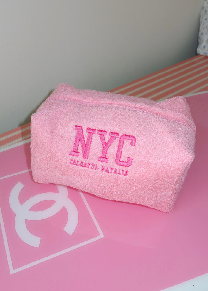 Pink Terry NYC Makeup Bag