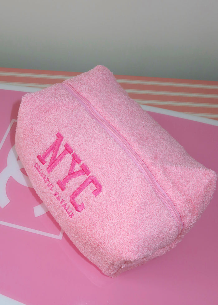Pink Terry NYC Makeup Bag
