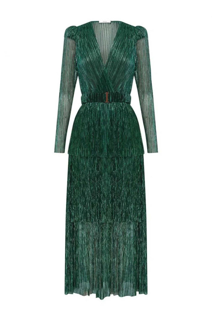 Green maternity glam events dress hire