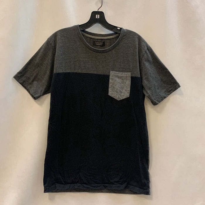 Shirt: Dual Colored Pocket Short Sleeve
