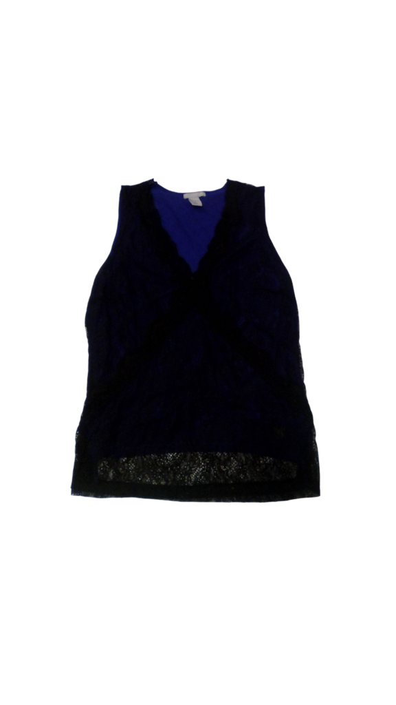 Shirt:Black Lace/Blue