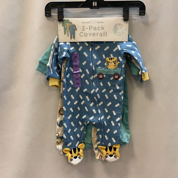 Sleeper: 3 pk Footed Coverall