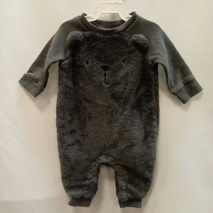Sleeper: Footless Fuzzy Bear Fleece