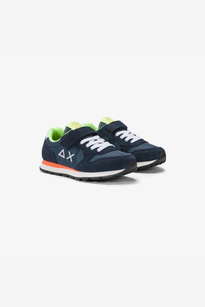 Sun 68 Sneakers Tom Fluo Blu Bambino