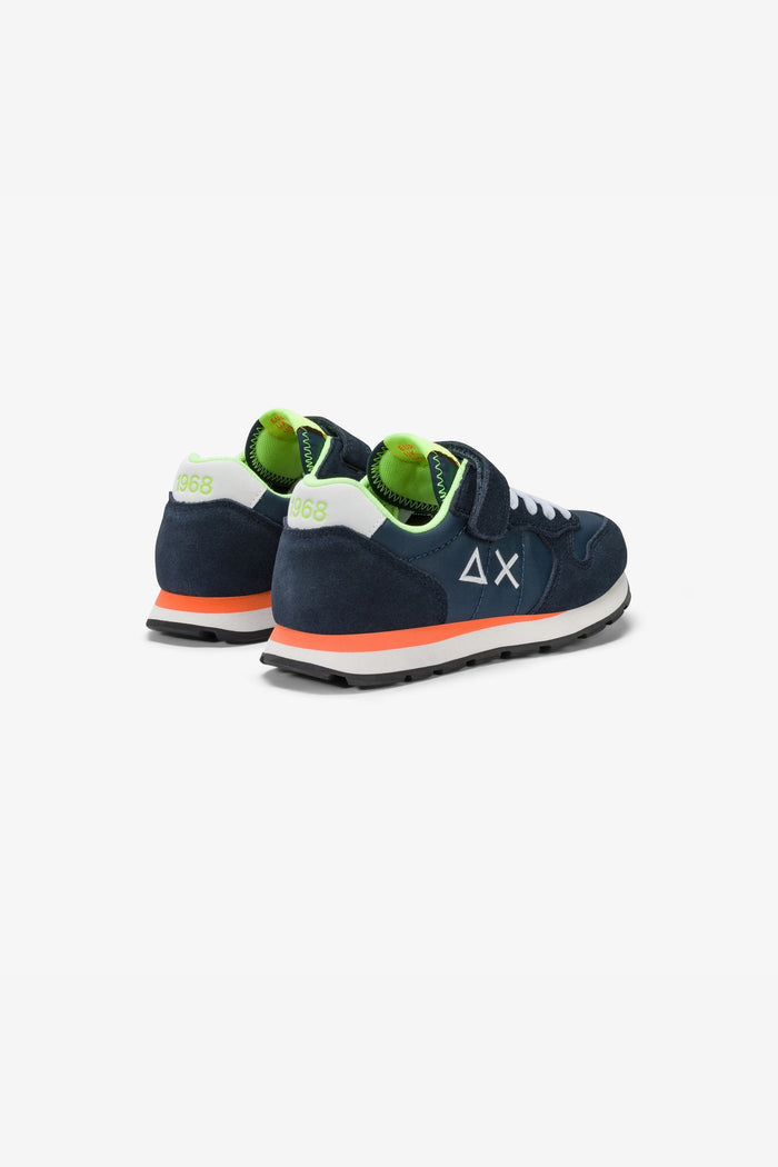 Sun 68 Sneakers Tom Fluo Blu Bambino