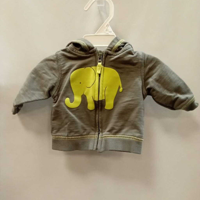sweater: zip up hooded elephant