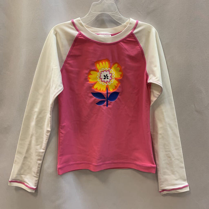 Swim Shirt: Long Sleeve Yellow Flower